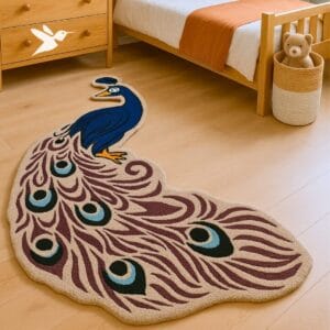 Song Of Peacock Hand loomed rug