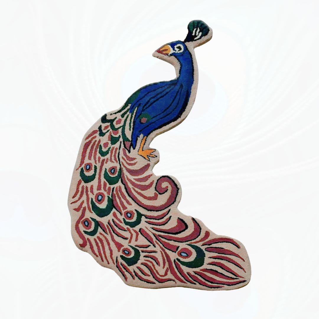 Song of the Peacock Kids Rug | Child-Safe Playful Rugs