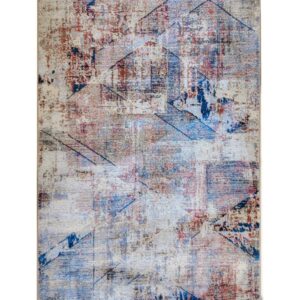Skyline Rusts Modern Abstract Rug