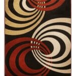 Swirluxer Circle Illusion handmade rug